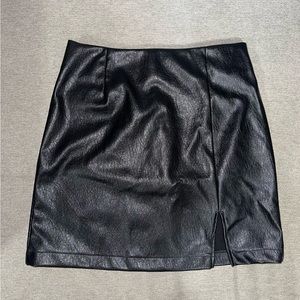 Leather skirt